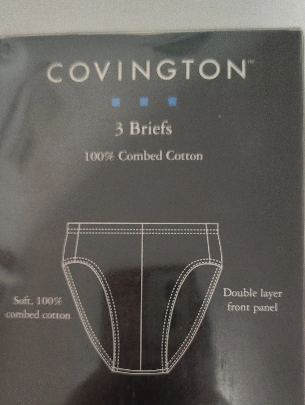 Vintage Covington Men's Briefs - 3 Pack - Size L 36-38